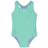 Speedo Solid Racerback One Piece for Girls Arctic Glass